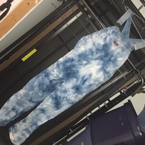 Tie dyed Dickies overalls size 30x30